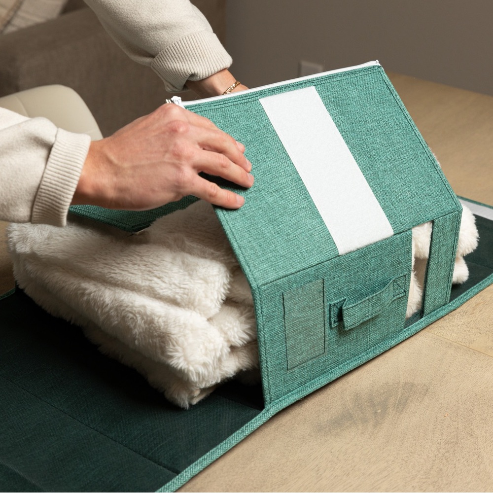 *2 x $25* Green Storage Organizer with White Stripe *2 x $25*